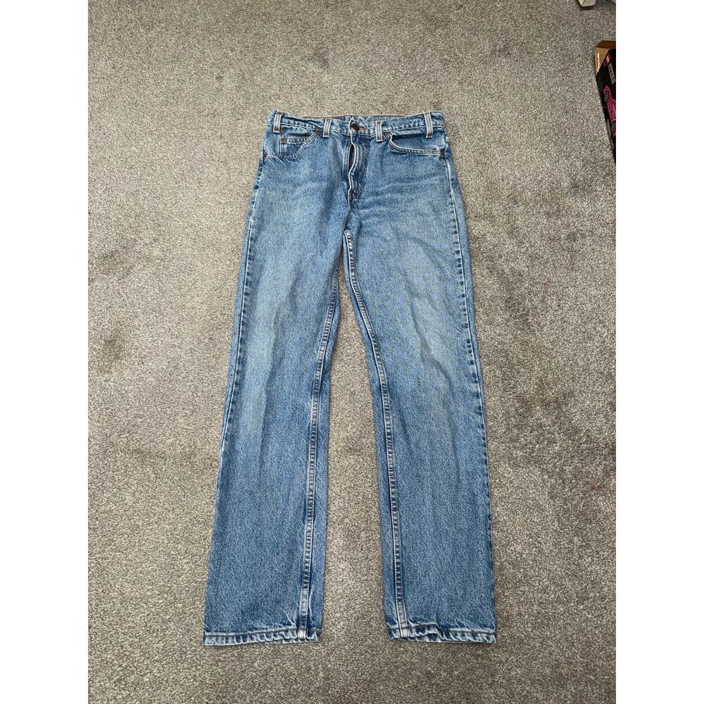 Levi’s 505 Men’s 32x32 Regular Fit Straight Leg Blue Denim Vintage 90s Dad Jean